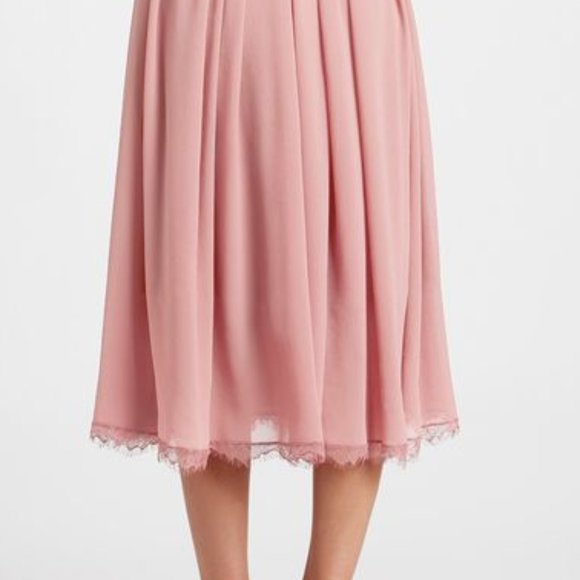 DRESS THE POPULATION "Alicia" Fitted Bodice Chiffon Dress NWOT!! - Picture 9 of 14